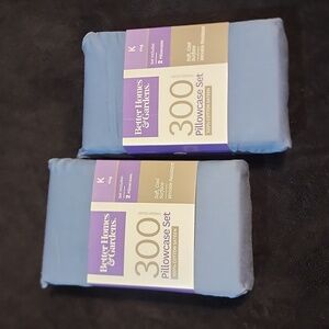 2 Sets of KING Pillow Cases